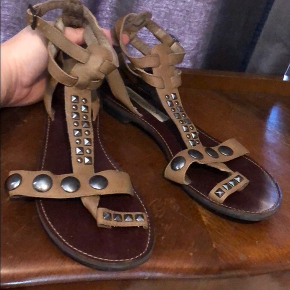 steve madden studded gladiator sandals